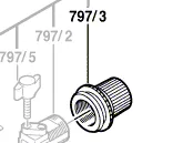 Bouton réglage réf. 3 600 360 508 Bosch
